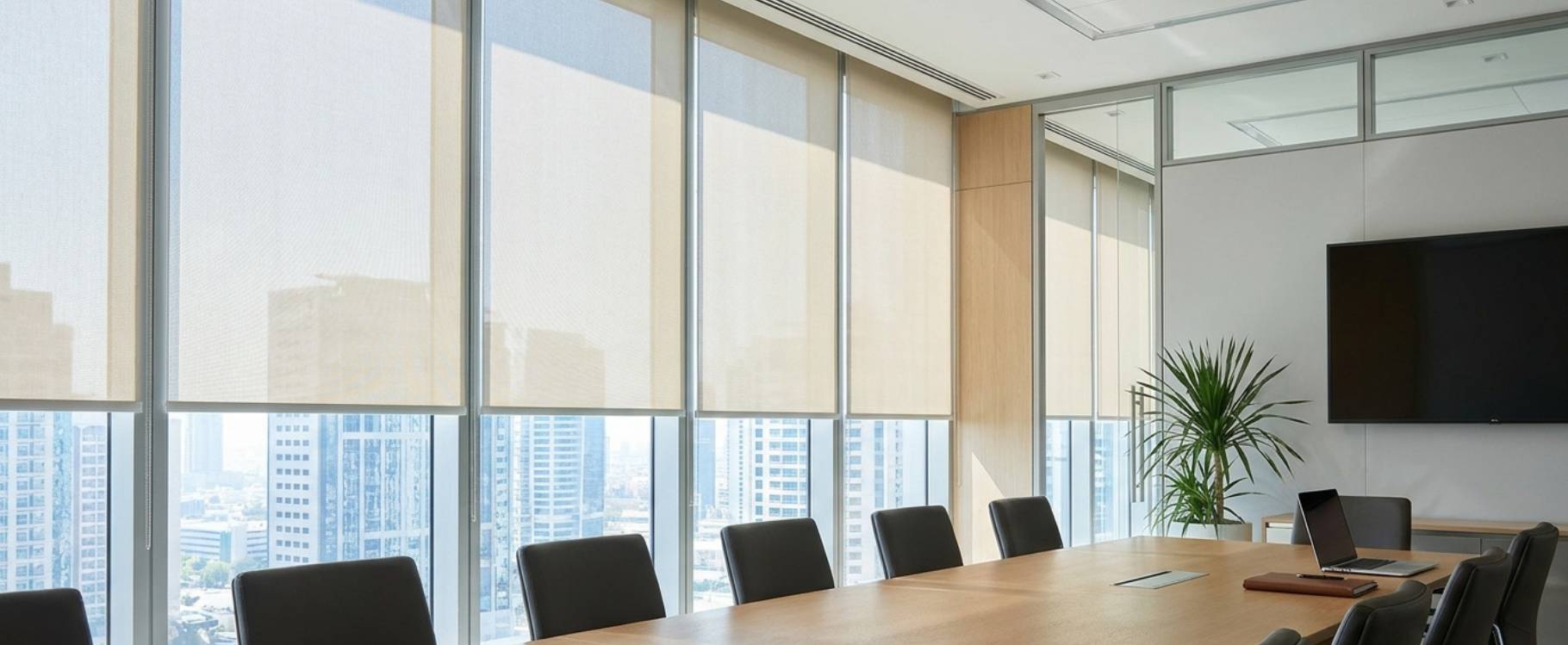 Proyectos corporativos Cieldecor - Cortinas y rollers para empresas